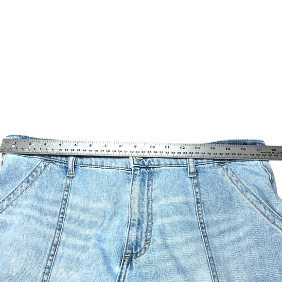 LUCKY BRAND 100% Cotton Light Wash Wide Leg Jeans Patch Pockets 14R - Picture 6 of 9